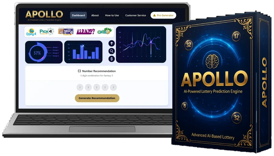 Apollo AI dashboard shown on a laptop