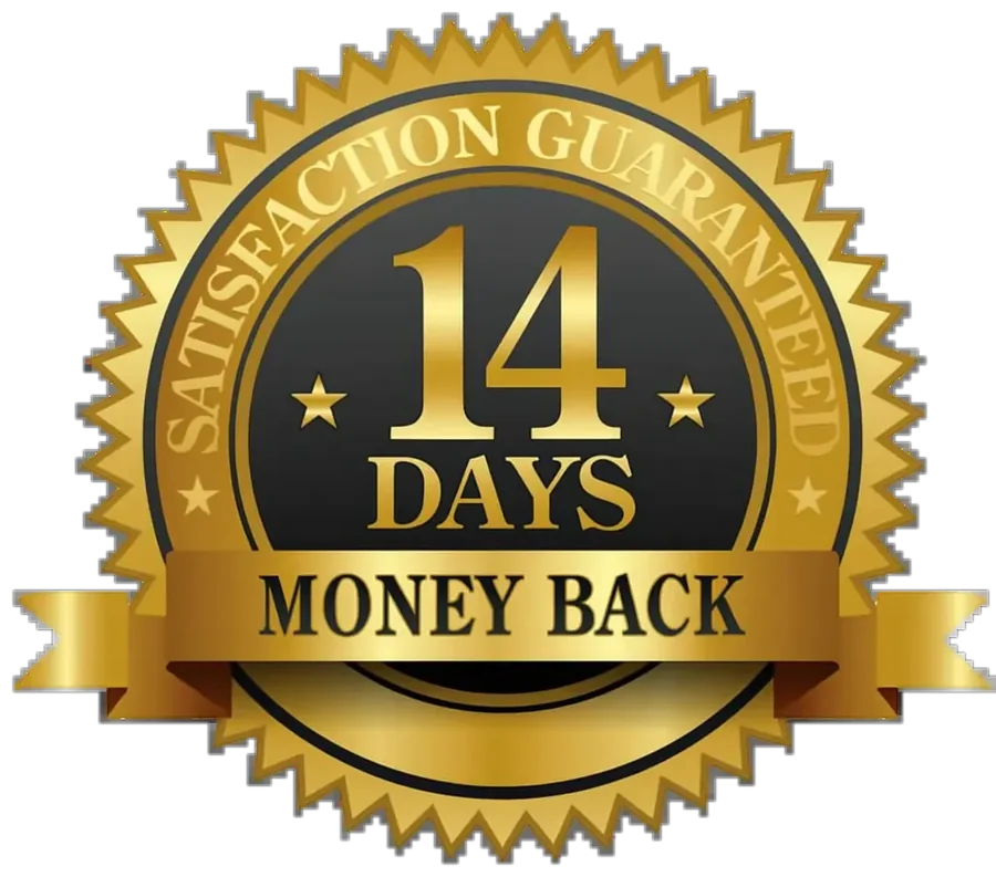 Apollo AI 14-day money-back guarantee seal